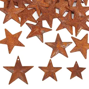 30Pcs 3 Styles Iron Pendants