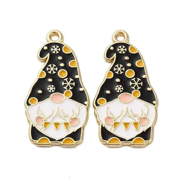 Christmas Alloy Enamel Pendants