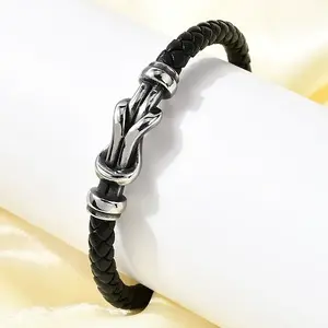 Braided Microfiber Leather Cord Bracelets