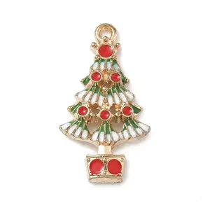 Christmas Alloy Enamel Pendants