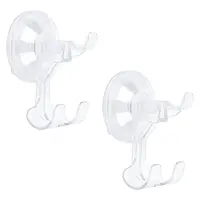 Transparent Plastic Suction Cup Hook Hangers