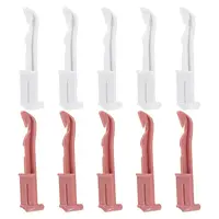 10Pcs 2 Colors Plastic Crochet Needles for Circular Weaving Loom