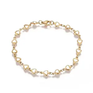Ion Plating(IP) 304 Stainless Steel Link Bracelets