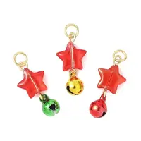 Christmas Handmade Lampwork Pendants