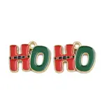 Christmas Themes Alloy Enamel Pendants
