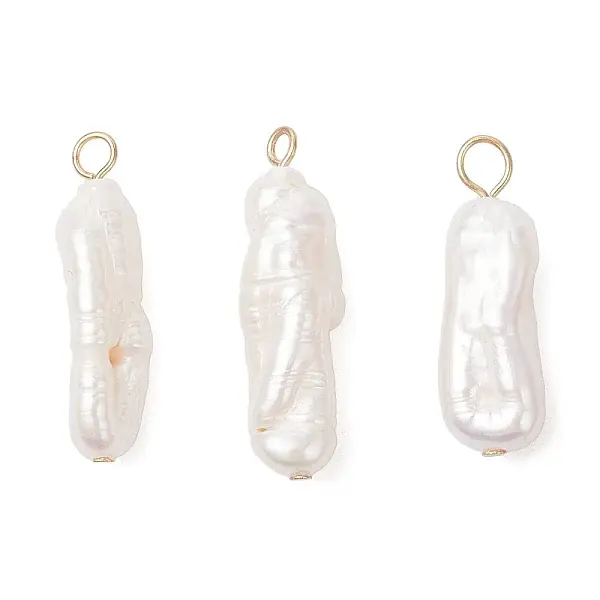 Natural Baroque Pearl Keshi Pearl Pendants