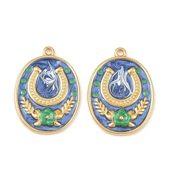 304 Stainless Steel Enamel Pendants