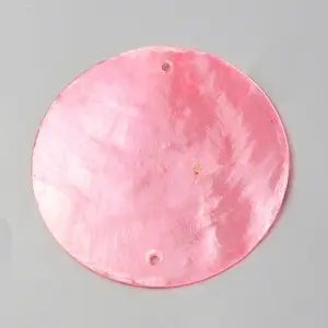 Natural Capiz Shell Connector Charms