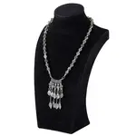 Fiberboard & Flannel Neckleces Display Stands