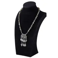 Fiberboard & Flannel Neckleces Display Stands