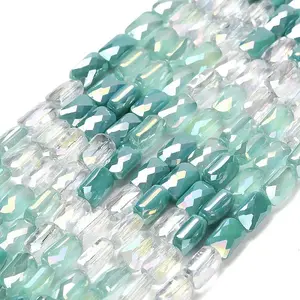 Electroplate Glass Beads Strands