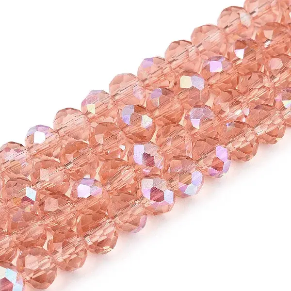 Electroplate Glass Beads Strands