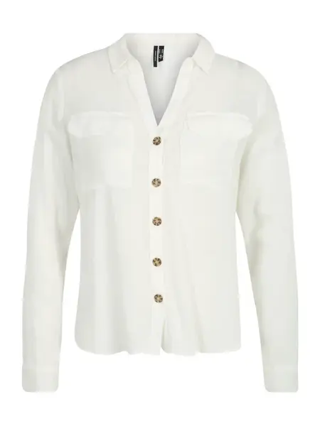 Vero Moda Petite Blúzka 'BUMPY'  biela