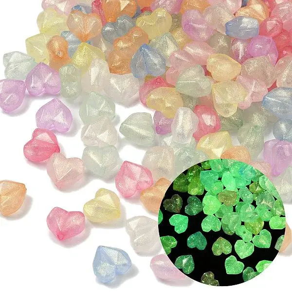 Luminous Transparent Acrylic Beads