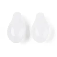 Transparent Glass Teardrop Charms