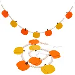 Felt Pumpkin Hanging Banners Flags