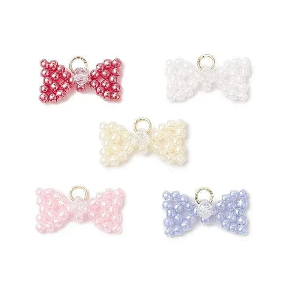 Glass Seed Beaded Pendants