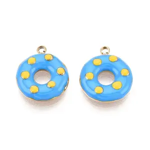 304 Stainless Steel Enamel Pendants