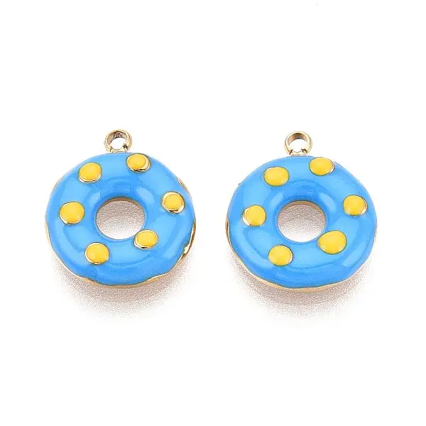 304 Stainless Steel Enamel Pendants