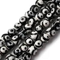 Tibetan Style 3-Eye dZi Beads