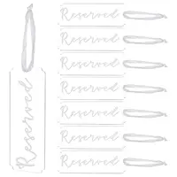 Acrylic Seat Reservation Sign Hanging Ornaments