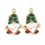 Christmas Alloy Enamel Pendants
