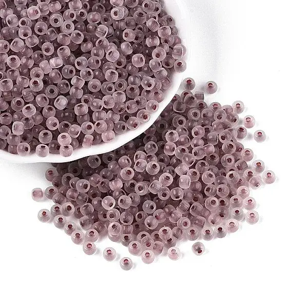 6/0 Transparent Inside Colours Glass Seed Beads