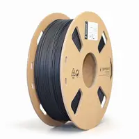 Gembird 3DP-PLA-01-MTBK, 3D filament, PLA Matte, 1,75mm, 1000g, Černý (Black)