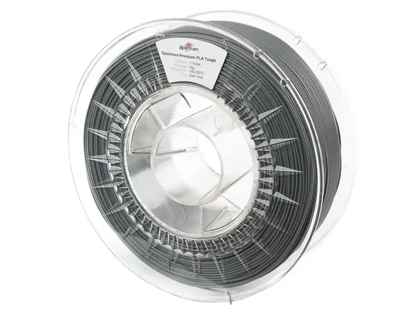 Spectrum 80196 3D filament, PLA Tough, 1,75mm, 1000g, Tmavě šedý (Dark grey)