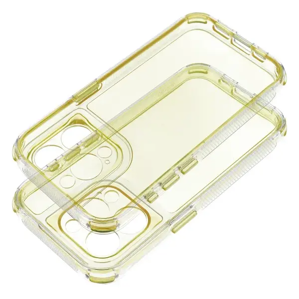 Zadní kryt MATRIX CLEAR Case pro Apple iPhone 16e / 17e, žlutá