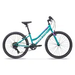 Juniorské dívčí kolo Galaxy Ruby 24" 9.0 12" (138-148 cm) tyrkysová