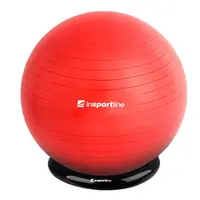 Gymnastický míč inSPORTline Top Ball 75 cm se základnou BallBase červená