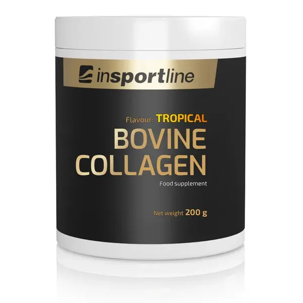 Hovězí kolagen inSPORTline BovineCollagen 200 g tropické ovoce