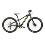Juniorské kolo Kross LEVEL JR 2.0 24" Gen 007 S (12", 130-150 cm) černá / žlutá / lesk