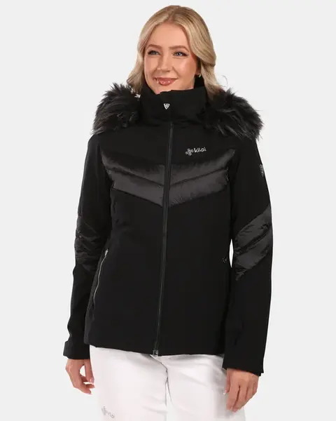 Dámská lyžařská bunda kilpi lin-w černá 48