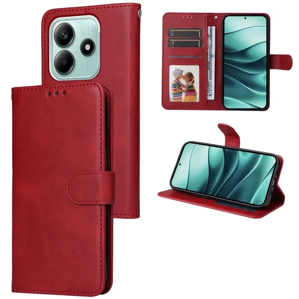 Magnet Case, Xiaomi Redmi Note 14 5G, červený