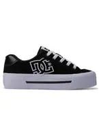 Dc shoes dámské boty Chelsea Platform Black / White | Černá | Velikost 6,5 US