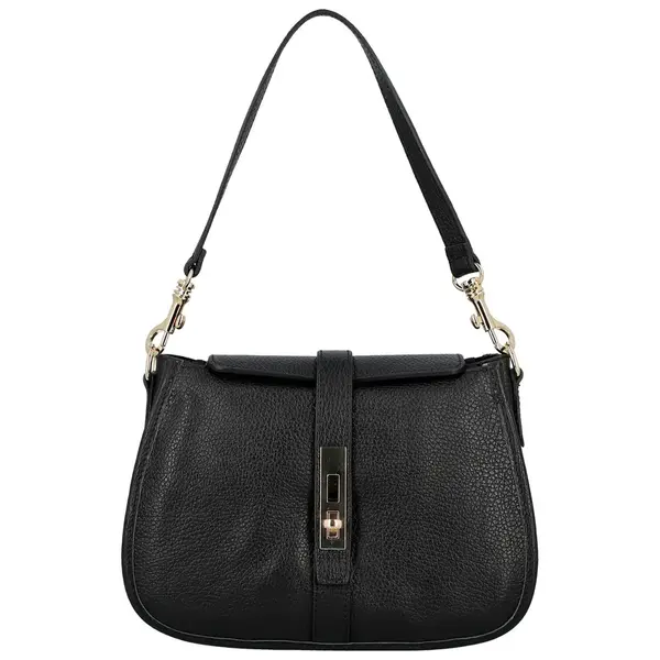 Dámska kabelka na rameno čierna - Delami Vera Pelle Heloise