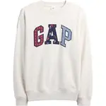 GAP HERITAGE CREW Dámska mikina, biela, veľkosť