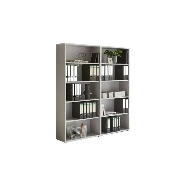 MID.YOU REGÁL NA DOKUMENTY, šedá, 168,8/185,6/33 cm