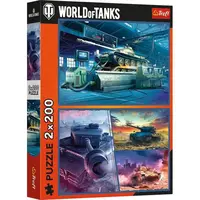 Trefl Puzzle World of Tanks: Obrněná mise 2x200 dílků