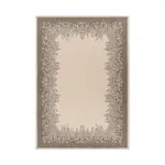 KOBEREC TKANÝ NA PLOCHO, 120/170 cm, hnědá, krémová