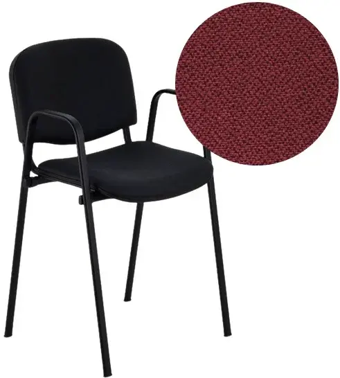 ALBA seniorská židle ISO 55 se zvýšeným sedem, vínová