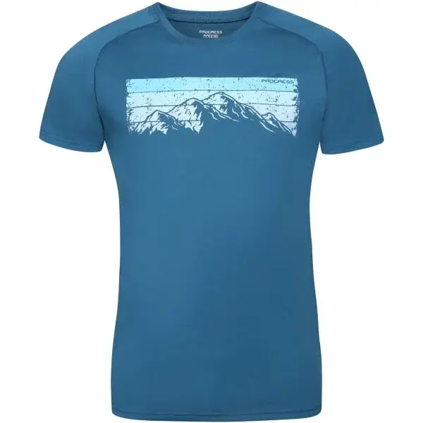 PROGRESS MAOR Pánske merino tričko, tmavo modrá, veľkosť