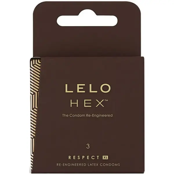 LELO Hex Respect – XL  kondomy (3 ks)