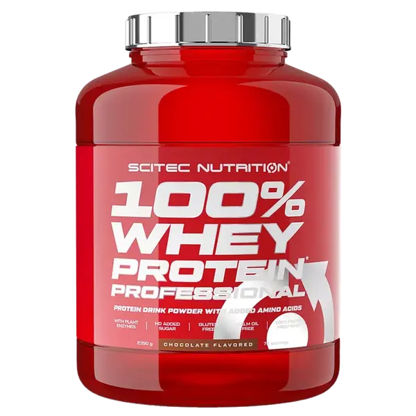 Scitec Nutrition 100% Whey Protein Professional 500g - bílá čokoláda, jahoda