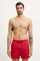 Plavkové šortky HUGO FAB šedá barva