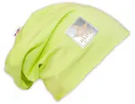 Baby Nellys Bavlněná čepička ® - limetka