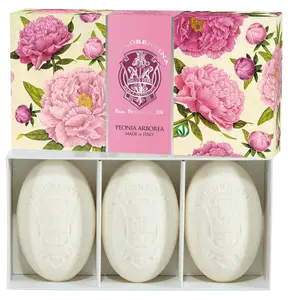 LA FLORENTINA Kazeta mýdel pivoňka Arborea 450 g
