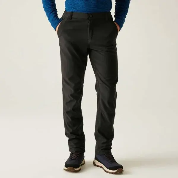 REGATTA OUTDOORS FENTON Pánské kalhoty, černá, velikost